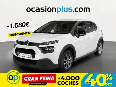 Usado Citroën C3 Live 102 CV (75 kW) 2022 Blanco Utilitario