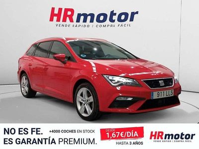 Usado Seat Leon ST FR 132 CV (97 kW) 2020 Rojo Familiar