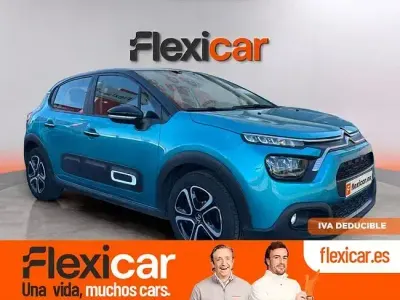 Usado Citroën C3 Feel 83 CV (61 kW) 2022 Azul Utilitario