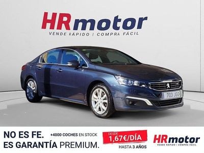 Usado Peugeot 508 Allure 115 CV (84 kW) 2015 Azul Berlina