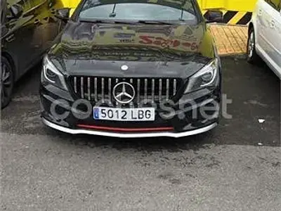 Usado Mercedes CLA220 AMG line 177 CV (130 kW) 2015 Negro Berlina