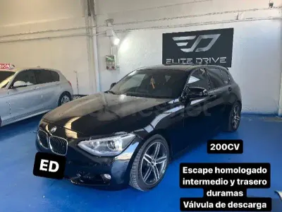 Usado BMW 116 Sport Line 136 CV (100 kW) 2012 Negro Utilitario