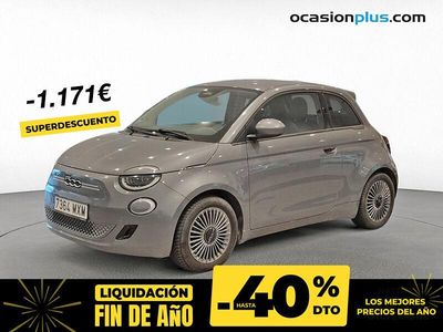 Gris Usado 2021 Fiat 500e Icon Utilitario | 18.500 € (Caro)