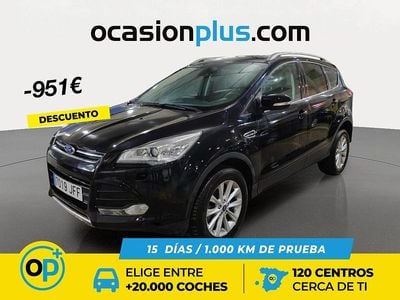 Negro Usado 2015 Ford Kuga Titanium SUV | 11.899 € (Precio justo)