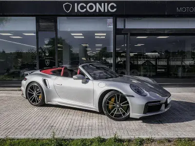 Usado Porsche 911 Turbo S Cabriolet 650 CV (478 kW) 2020 Gris / plata Descapotable