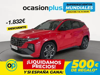 Usado Hyundai Tucson N Line 150 CV (110 kW) 2023 Rojo SUV