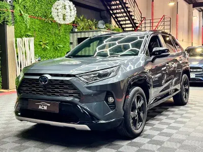 Usado Toyota RAV4 Hybrid Edition 222 CV (163 kW) 2021 Gris / plata SUV