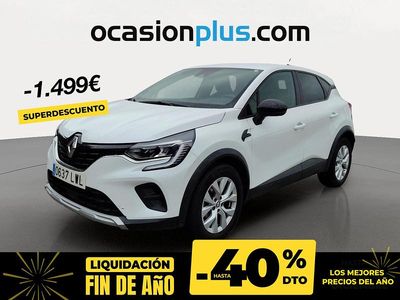 Blanco Usado 2022 Renault Captur Intens SUV | 15.190 € (Precio justo)