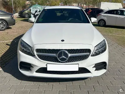 Usado Mercedes C180 156 CV (114 kW) 2019 Blanco Familiar