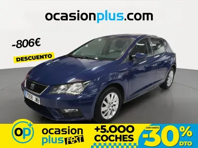 Usado Seat Leon Reference 110 CV (80 kW) 2017 Azul
