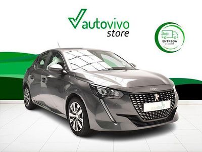 Usado Peugeot 208 Active 75 CV (55 kW) 2020 Gris Utilitario