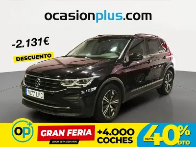 Usado VW Tiguan Life 150 CV (110 kW) 2021 Negro SUV