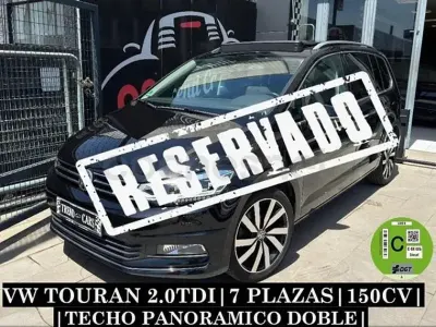 Usado VW Touran Sportline 150 CV (110 kW) 2015 Azul Monovolumen