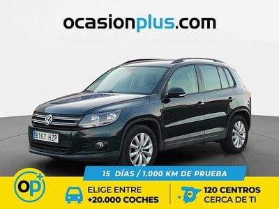 Usado VW Tiguan 110 CV (80 kW) 2014 Verde SUV