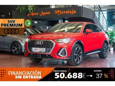 Usado Audi Q3 Sportback S-Line 150 CV (110 kW) 2019 Rojo SUV