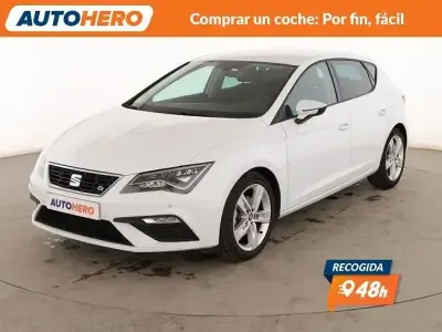 Usado Seat Leon FR 125 CV (91 kW) 2018 Blanco Berlina