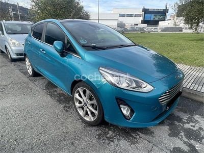 Azul Usado 2017 Ford Fiesta Titanium Berlina | 10.999 € (Precio justo)