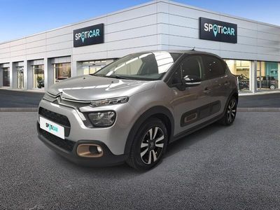 usado Citroën C3 Puretech 60kw 83cv C Series Gris Acero Metalizado