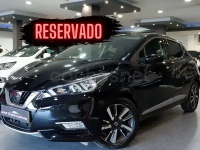 Usado Nissan Micra 90 CV (66 kW) 2018 Negro Utilitario