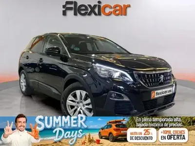 Usado Peugeot 3008 Active 120 CV (88 kW) 2017 Negro Monovolumen