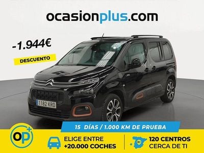 Usado Citroën Berlingo Shine 130 CV (95 kW) 2018 Negro Monovolumen