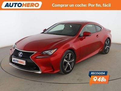 Usado Lexus RC300h Sport Line 223 CV (164 kW) 2017 Rojo Coupe