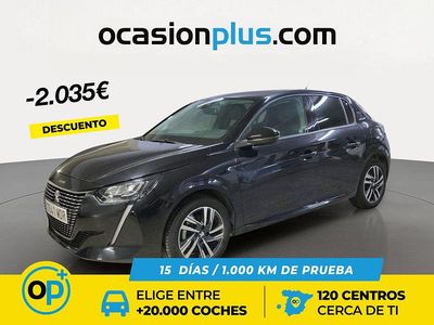 Usado Peugeot 208 Allure 100 CV (73 kW) 2023 Negro Utilitario