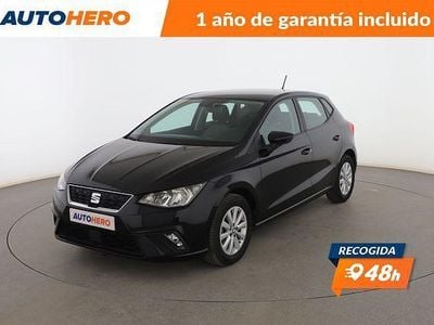 Usado Seat Ibiza Style 80 CV (58 kW) 2018 Negro Berlina