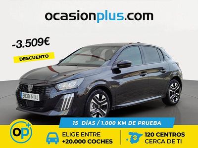 Usado Peugeot 208 Allure 100 CV (73 kW) 2025 Negro Utilitario