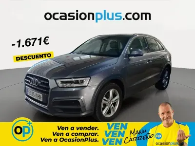 Usado Audi Q3 Design 150 CV (110 kW) 2018 Gris SUV