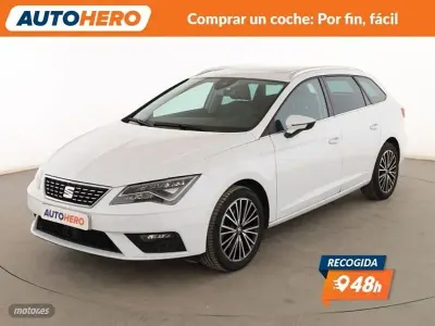 Usado Seat Leon XCELLENCE 150 CV (110 kW) 2018 Blanco Familiar