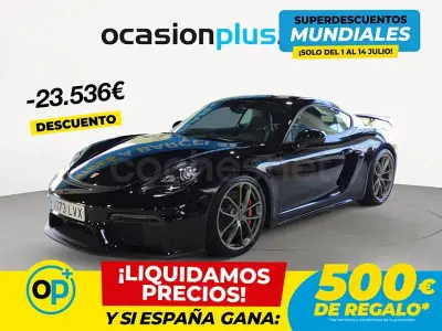 Usado Porsche 718 Cayman GT4 420 CV (308 kW) 2022 Negro Coupe