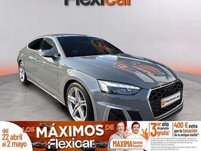 Usado Audi A5 Sportback 163 CV (119 kW) 2021 Gris Utilitario