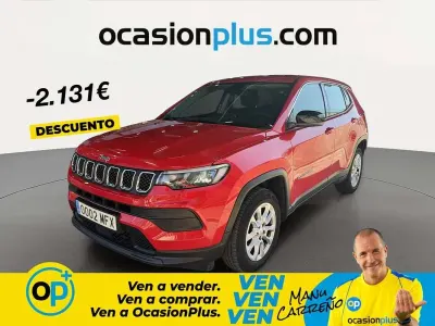 Usado Jeep Compass Longitude 129 CV (94 kW) 2023 Rojo SUV