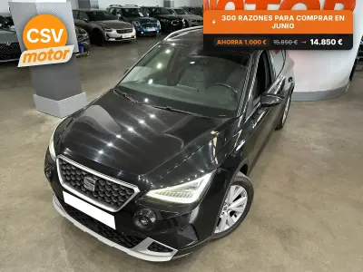 Usado Seat Arona Xperience 110 CV (80 kW) 2022 Negro SUV