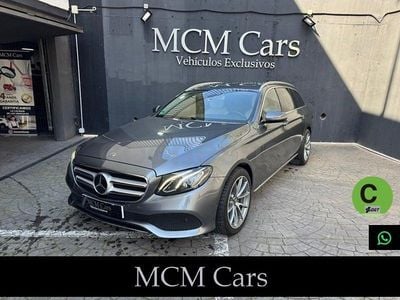 Usado Mercedes E220 194 CV (142 kW) 2017 Gris Familiar