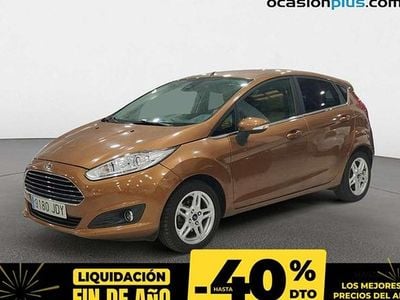 Marrón Usado 2015 Ford Fiesta Titanium Utilitario | 8190 € (Precio justo)