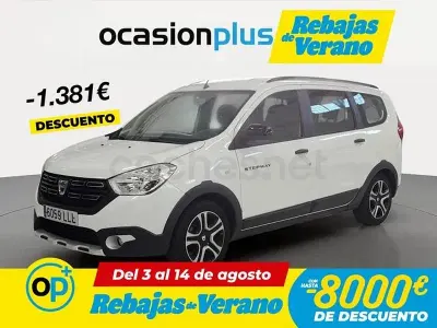 Usado Dacia Lodgy Comfort 107 CV (78 kW) 2020 Blanco Monovolumen