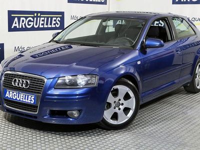 Usado Audi A3 Ambition 105 CV (77 kW) 2008 Azul Utilitario