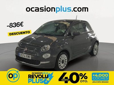 Usado Fiat 500 Lounge 69 CV (50 kW) 2019 Gris Utilitario