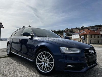 Usado Audi A4 S-Line 190 CV (139 kW) 2015 Azul Familiar