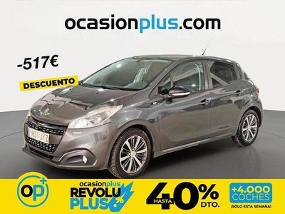 Usado Peugeot 208 Style 82 CV (60 kW) 2017 Gris Utilitario