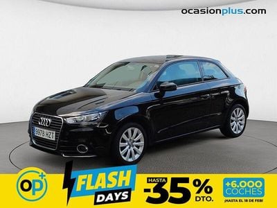 Usado Audi A1 90 CV (66 kW) 2014 Negro Utilitario