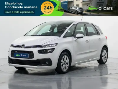 Käytetty Citroën C4 Picasso Live 110 HP (80 kW) 2017 Valkoinen Tila-auto