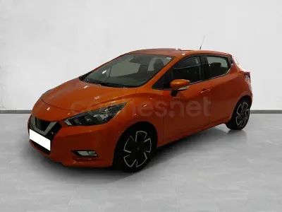 Usado Nissan Micra Acenta 92 CV (67 kW) 2022 Naranja Utilitario