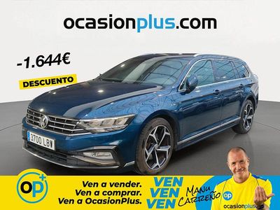 Usado VW Passat R-line 150 CV (110 kW) 2019 Azul Familiar