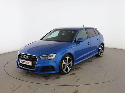 Usado Audi A3 Sportback S-Line 150 CV (110 kW) 2018 Azul Utilitario