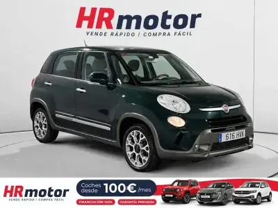 Usado Fiat 500L Trekking 85 CV (62 kW) 2014 Verde Monovolumen