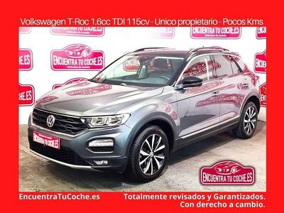 Usado VW T-Roc Advance 116 CV (85 kW) 2020 Gris SUV