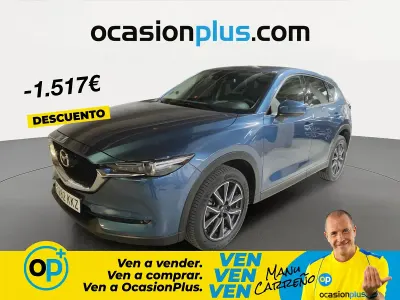 Usado Mazda CX-5 150 CV (110 kW) 2018 Azul SUV
